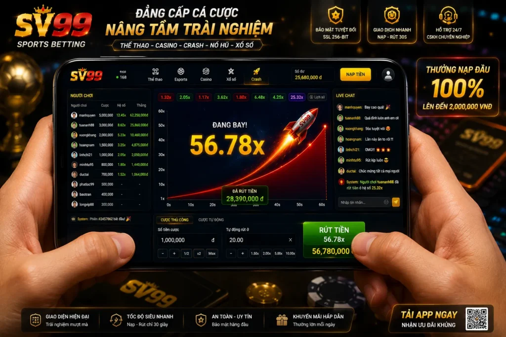 Người chơi dễ dàng đặt cược trên smartphone