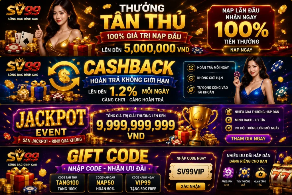 Giftcode casino online giá trị cao