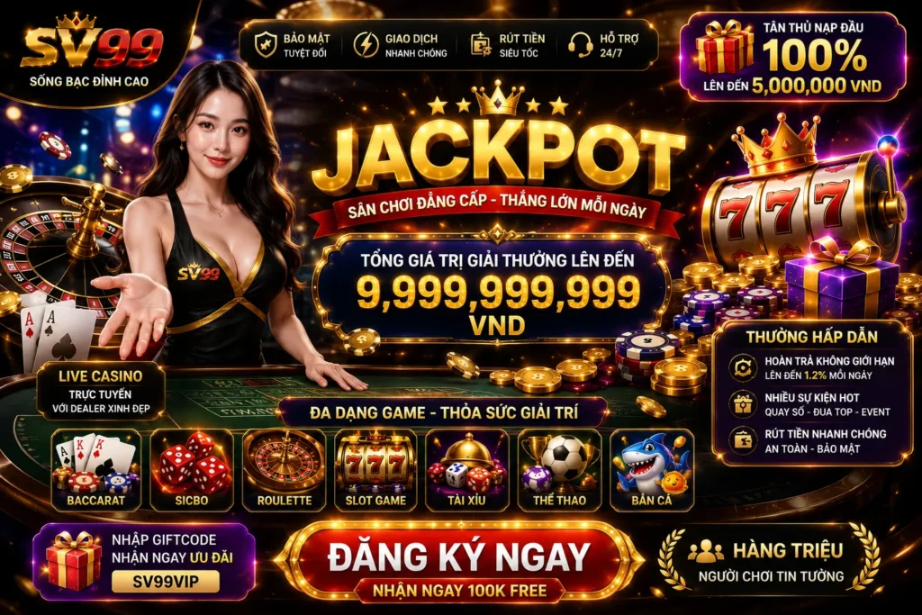 Tham gia trải nghiệm casino SV99