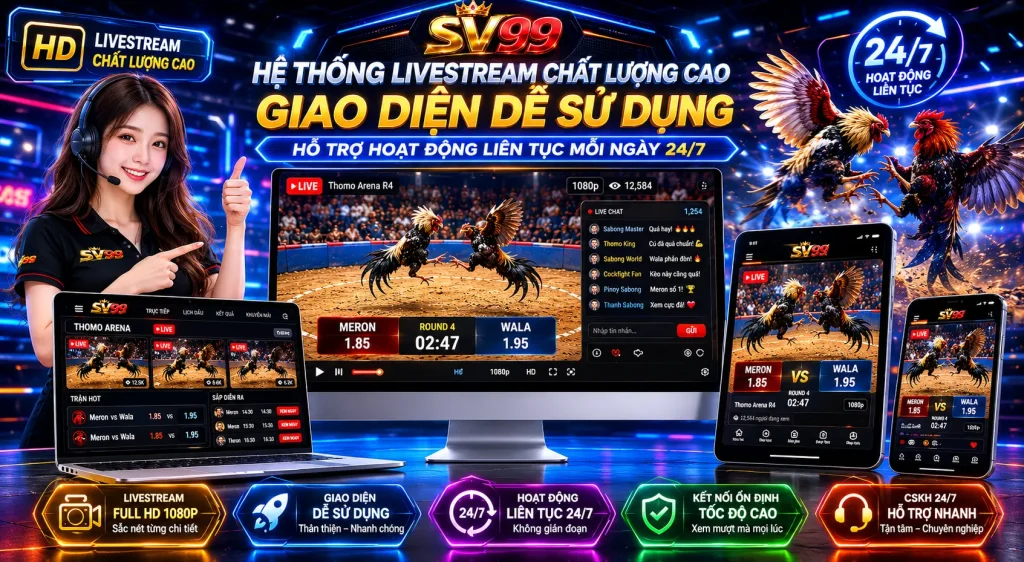 Xem trực tiếp Thomo trên nhiều thiết bị khác nhau như Android, iPhone, tablet và PC.