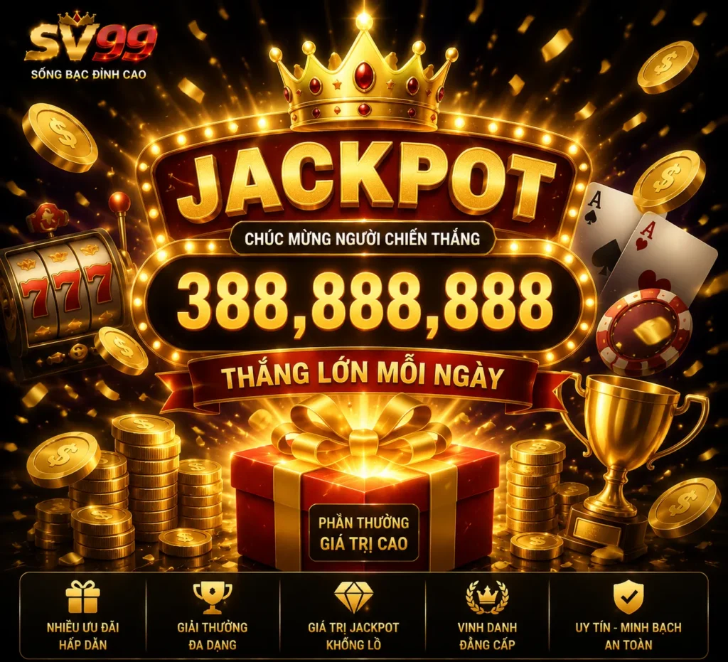 Nhận thưởng lớn mỗi ngày khi tham gia Game Bài SV99