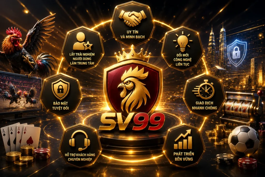 SV99 theo đuổi sự uy tín, tốc độ và chất lượng dịch vụ