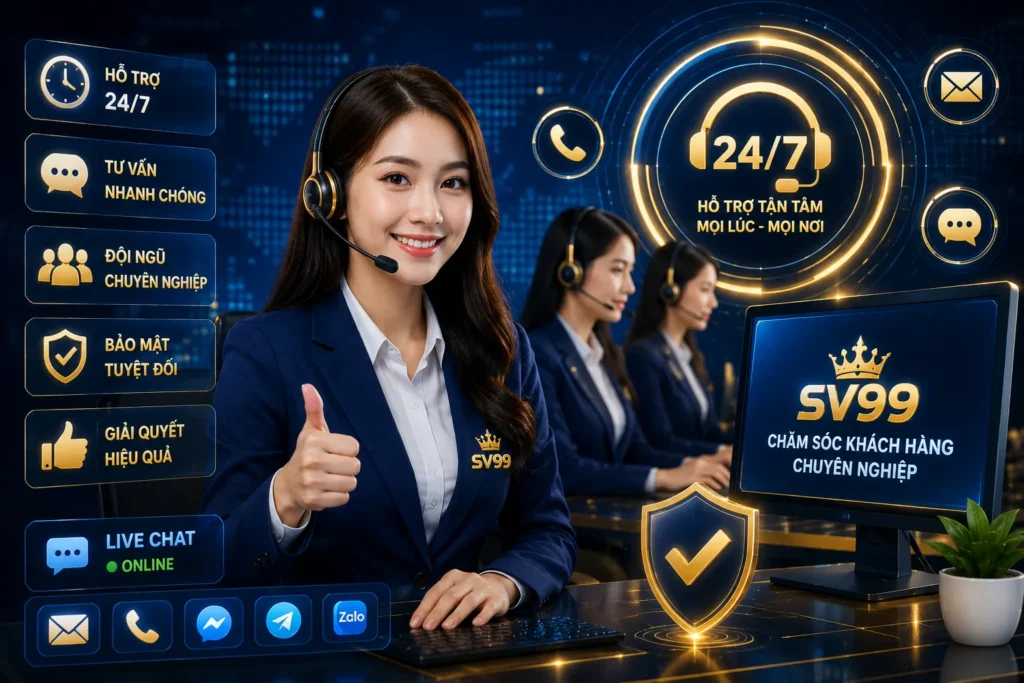 Dịch vụ chăm sóc khách hàng tận tâm tại SV99