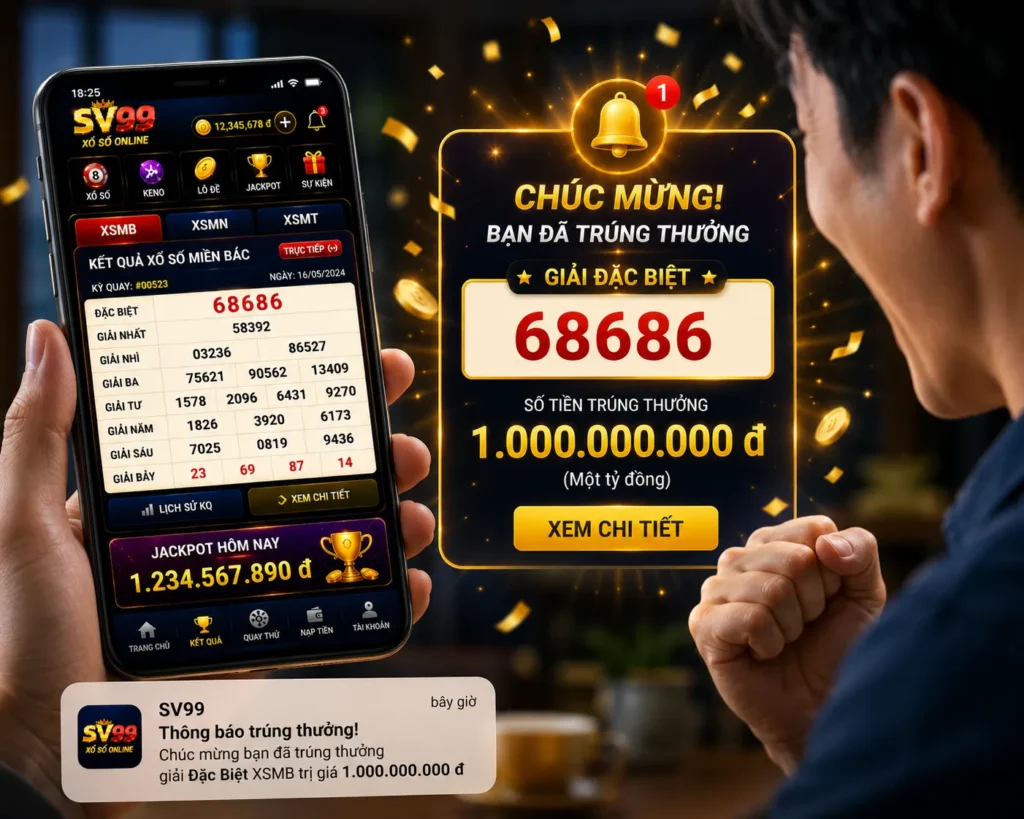 Người chơi có thể trải nghiệm xổ số online mọi lúc chỉ với smartphone kết nối internet.